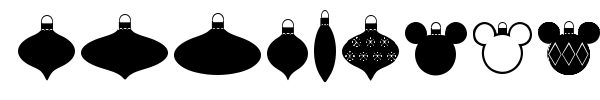 Christmas Mouse font preview